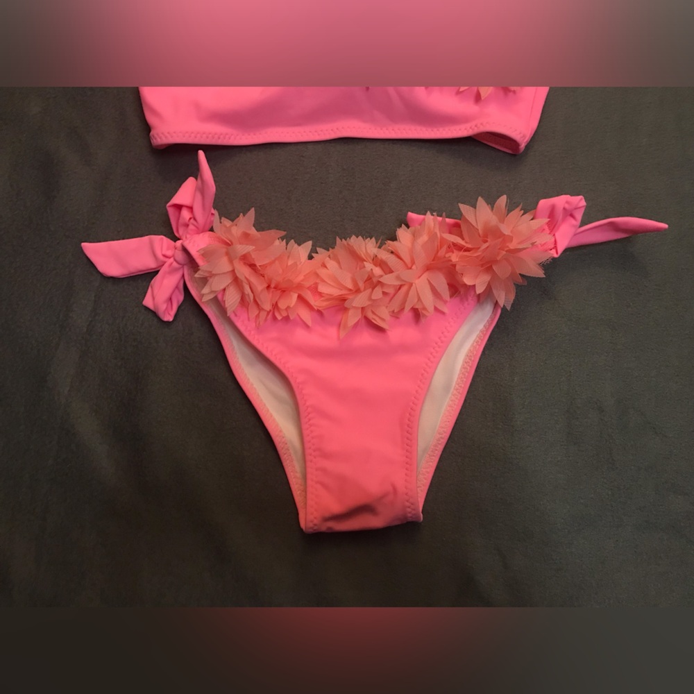 NWT One Shoulder Girls Bikini - Picture 5 of 10